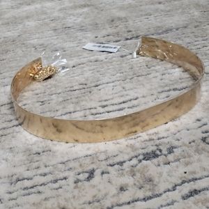 NWT- Gold Metal Waist Belt